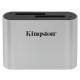 Картридер внешний Kingston Workflow SD Reader, Gray, USB 3.2, для 2 x SD UHS-II (WFS-SD)