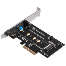 Плата-адаптер SilverStone ECM21-E, PCI-E 4x, для SSD M.2 (ключ M) (SST-ECM21-E)