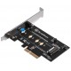 Плата-адаптер SilverStone ECM21-E, PCI-E 4x, для SSD M.2 (ключ M) (SST-ECM21-E)