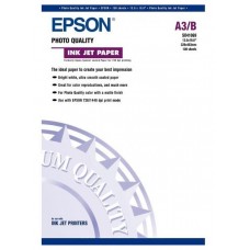Фотопапір Epson, матовий, A3+, 102 г/м², 100 арк, Photo Quality Ink Jet (C13S041069)