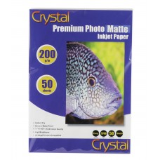 Фотопапір Crystal, матовий, A5 (15x21), 200 г/м², 50 арк (MT-A5-200-50)