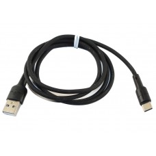 Кабель USB <-> USB Type-C, Tornado TX2, Black, 1 м, 2.4A
