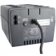 Источник бесперебойного питания PowerCom CUB-850E Schuko Black (CUB.850E.USB)