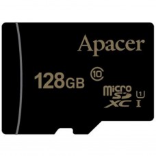 Карта памяти microSDXC, 128Gb, Class10 UHS-1, Apacer, без адаптера (AP128GMCSX10U1-RA)