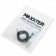 Подовжувач Audio Maxxter DC3.5 тато-мама 1 м Black стерео аудіо+мікрофон, 4 пін, 3.5 мм (A-3434-1m)