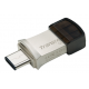 Флеш накопитель USB 128Gb Transcend JetFlash 890, Black/Silver, Type-C / USB 3.1 Gen 1(TS128GJF890S)