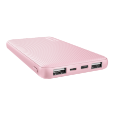 Універсальна мобільна батарея 10000 mAh, Primo Ultra-Thin, Pink (23897)