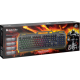 Клавиатура Defender IronSpot GK-320L, USB, Black, радужная подсветка (45320)