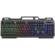 Клавиатура Defender IronSpot GK-320L, USB, Black, радужная подсветка (45320)