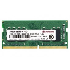 Пам'ять SO-DIMM, DDR4, 4Gb, 2666 MHz, Transcend JetRam, CL19, 1.2V (JM2666HSH-4G)