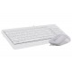 Комплект A4Tech Fstyler Sleek Multimedia Comfort F1512, White, клавіатура+миша, USB