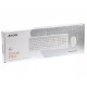 Комплект A4Tech Fstyler Sleek Multimedia Comfort F1512, White, клавиатура+мышь, USB