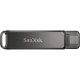 USB 3.1 Type-C / Lightning Flash Drive 64Gb, SanDisk iXpand Luxe, Gray (SDIX70N-064G-GN6NN)