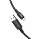 Кабель USB <-> microUSB, Hoco Spirit, Black, 1 м (U63)