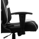 Игровое кресло DXRacer P Series PU кожа, нейлоновое основание Black/White (GC-P188-NW-C2-01-NVF)