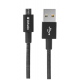 Кабель USB - micro USB 1 м Verbatim Black (48863)