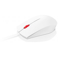Мышь Lenovo Essential, White, USB, оптическая, 1600 dpi, 3 кнопки, 1 м (4Y50T44377)