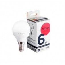 Лампа світлодіодна E14, 6W, 4100K, G45, Dayon, 540 lm, 220V (EMT-1714)