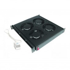 Вентиляционная панель Conteg, Black, 4 вентилятора (DP-VEN-04)