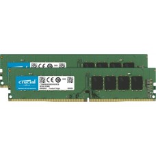 Память 16Gb x 2 (32Gb Kit) DDR4, 3200 MHz, Crucial, CL22, 1.2V (CT2K16G4DFRA32A)