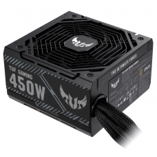 Блок питания 450 Вт, Asus TUF Gaming, Black (TUF-GAMING-450B)