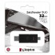 USB 3.2 Type-C Flash Drive 32Gb Kingston DataTraveler Duo, Black (DTDE/32GB)