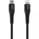 Кабель USB - Lightning 1.2 м Canyon Black, 2.4A, Apple MFi стандарт (CNS-MFIC4B)
