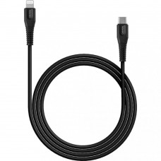Кабель USB - Lightning 1.2 м Canyon Black, 2.4A, Apple MFi стандарт (CNS-MFIC4B)