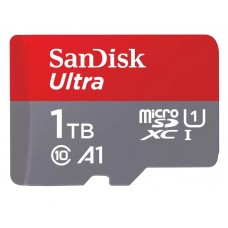 Карта памяти microSDXC, 1Tb, Class10 UHS-I U1 C10 A1, SanDisk Ultra (SDSQUA4-1T00-GN6MN)