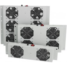 Вентиляційна панель Mirsan, Gray, 4 вентилятори (MR.FAN4AT.02)