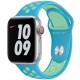 Ремешок для Apple Watch 40 мм, Apple Sport Band, Chlorine Blue/Green Glow (MJ6H3ZM/A)