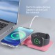 Бездротовий зарядний пристрій ColorWay MagSafe Duo Charger, Pink, 15 Вт, Qi (CW-CHW32Q-PK)