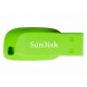 USB Flash Drive 16Gb SanDisk Cruzer Blade, Green Electric (SDCZ50C-016G-B35GE)