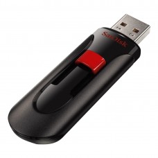 USB Flash Drive 128Gb SanDisk Cruzer Glide, Black/Red (SDCZ60-128G-B35)