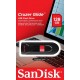 Флеш накопитель USB 128Gb SanDisk Cruzer Glide, Black, USB 2.0 (SDCZ60-128G-B35)