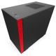 Корпус NZXT H210i, Matte Black/Red, Mini-Tower, без БП, для Mini-ITX (CA-H210I-BR)