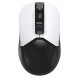 Миша A4Tech Fstyler FG12S 1200dpi Black/White, USB, Wireless, безшумна