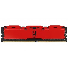 Пам'ять 8Gb DDR4, 3200 MHz, Goodram IRDM X, Red (IR-XR3200D464L16SA/8G)