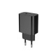 Мережевий зарядний пристрій ColorWay, Black, 1xUSB-C, PD, QC3.0, 3A, 20W (CW-CHS026PD-BK)