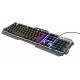 Клавиатура Trust GXT 853 Esca Metal Rainbow Gaming, Black, USB, мембранная (23796)