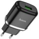 Мережевий зарядний пристрій Hoco N3, Black, 1xUSB, QC3.0