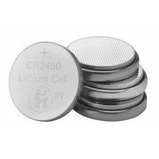 Батарейка CR2450, літієва, Verbatim, 4 шт, Blister (49535)