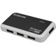 Концентратор USB 2.0 Defender Quadro Infix, White/Black, 4xUSB 2.0 (83504)