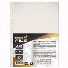 Файли для документів, А4+, 100 мкм, глянець, 50 од, ProFile (PF-11100-300627)