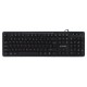 Клавіатура Gembird KB-MCH-04 Black, тонка, мультимедійна, USB (KB-MCH-04)