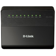 Модем-роутер ADSL D-Link DSL-2740U, Black