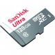 Карта памяти microSDXC, 128Gb, SanDisk Ultra, SD адаптер (SDSQUNR-128G-GN3MA)