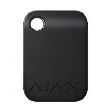 Захищений безконтактний брелок для клавіатури Ajax Tag, Black, 10 шт (000022610)