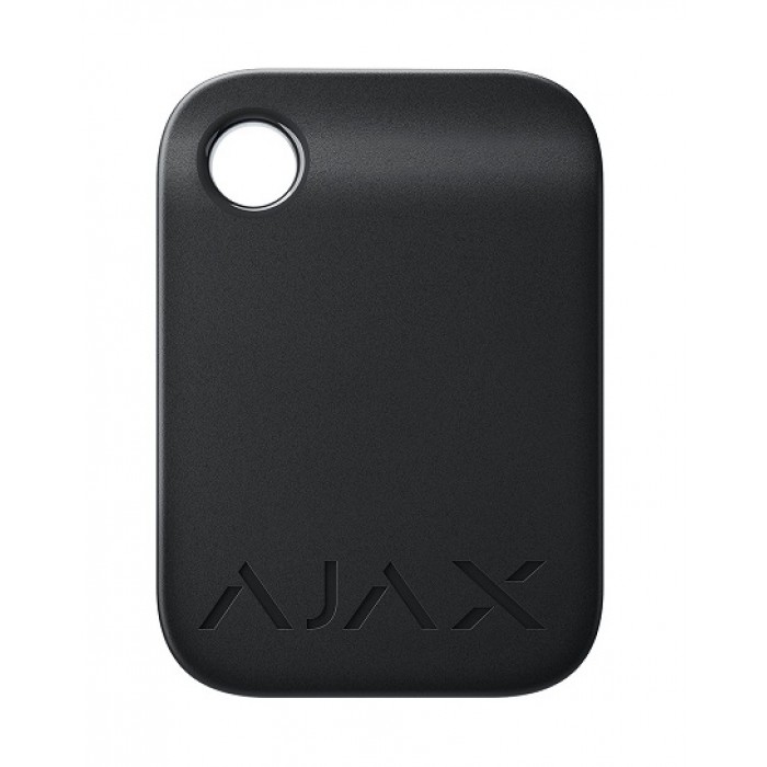 Захищений безконтактний брелок для клавіатури Ajax Tag, Black, 3 шт (000022791)