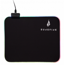 Коврик SureFire Silent Flight RGB-320, Black, 320 x 260 x 3 мм, RGB подсветка (48812)